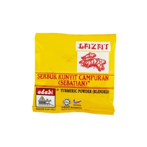 SERBUK KUNYIT KUNING SERBUK KUNYIT CAMPURAN ADABI 100G