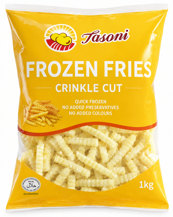 TASONI FRIES CRINKLE CUT X1 CTN