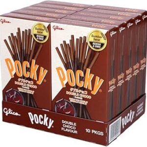POCKY DOUBLE CHOCOLATE 47G (10 PCS)