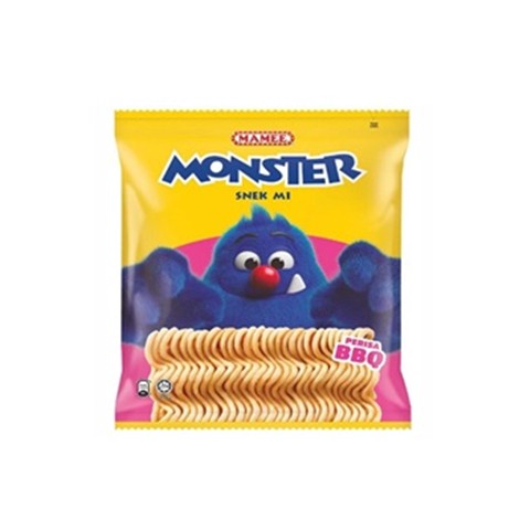 11120002Mamee-Monster-BBQ-8s-x-25g-2 MAMEE MONSTER BBQ FLAVOUR 20G (1 PCS)