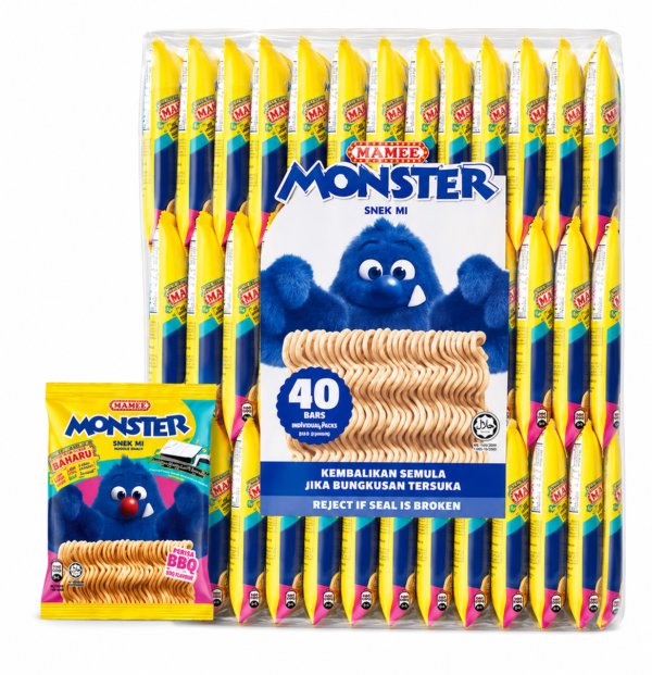 MAMEE MONSTER BBQ FLAVOUR 20G (30 PCS)