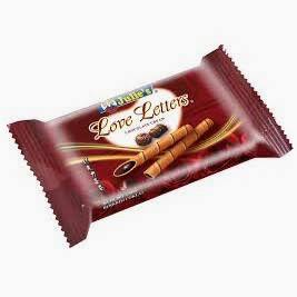 LOVEEEEE CHOCO JULIE'S LOVE LETTERS CHOCOLATE (1 PCS)