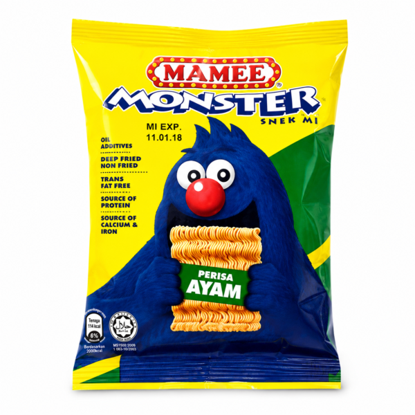 MAMEE MONSTER CHICKEN FLAVOUR 20G (30 PCS)