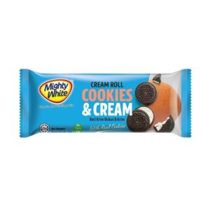 COOKIES CREAM MIGHTY WHITE CREAM ROLL COOKIES & CREAM 50G