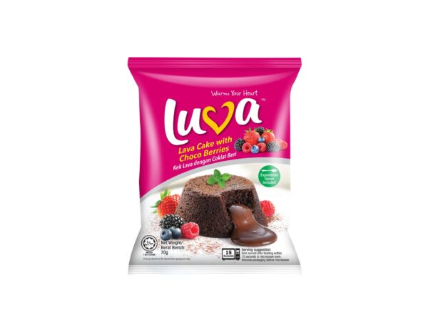 LUVA LAVA CAKE LUVA LAVA CAKE WITH CHOCO BERRIES 70G