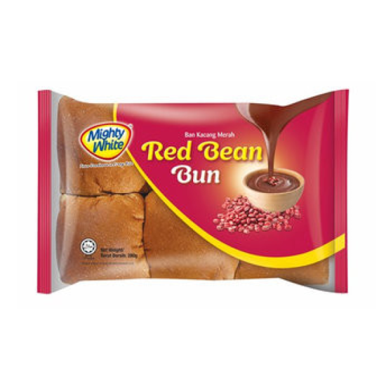 MIGHTY WHITE RED BEAN BUN 280G (6 PCS)