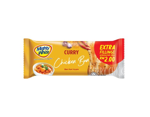 ROTI CURRY MIGHTY WHITE CURRY CHICKEN BUN 70G