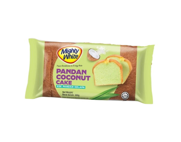 kek pandan MIGHTY WHITE PANDAN COCONUT CAKE 300G